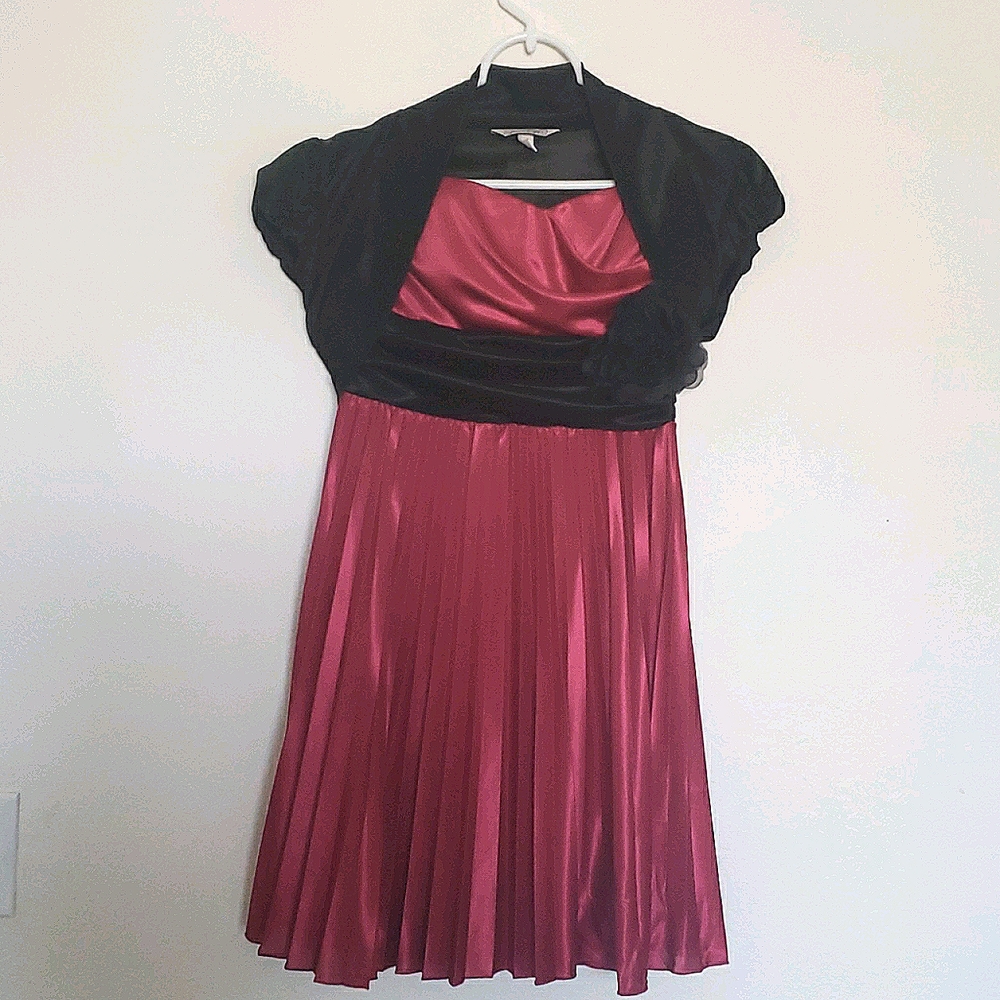 Speechless  cocktail dress with a bolero shrug